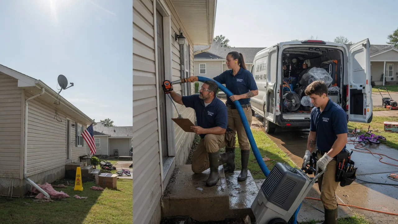 Ceiling Water Damage Restoration in Lufkin, TX near me